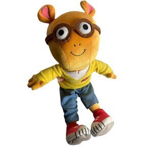 Arthur the Aardvark Daytime Plush Doll Stuffed Kids Toy PBS Stuffed Animal